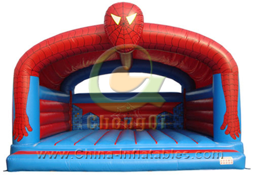 inflatable spiderman bouncer